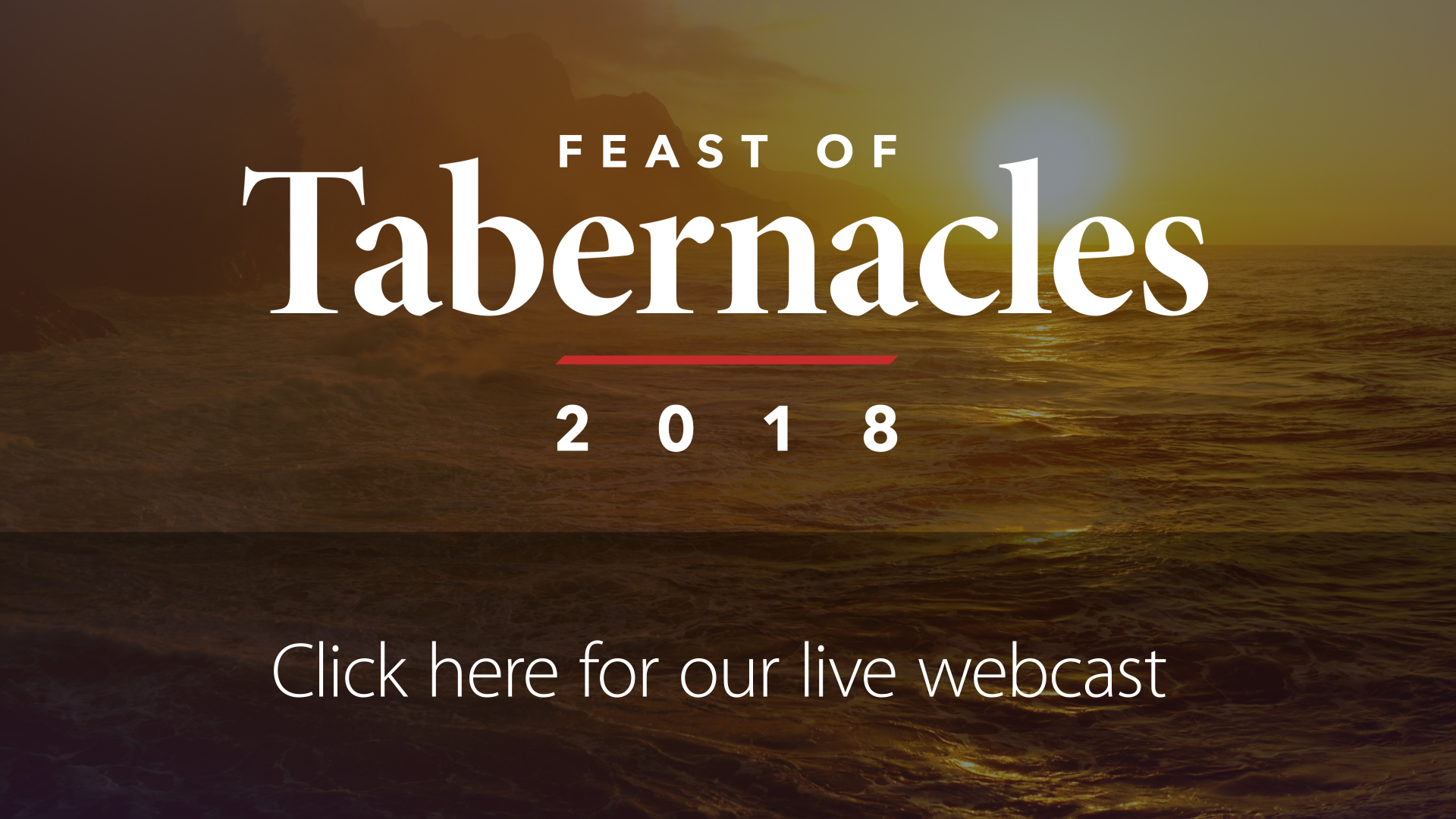 Feast of Tabernacles Webcast United Church of God