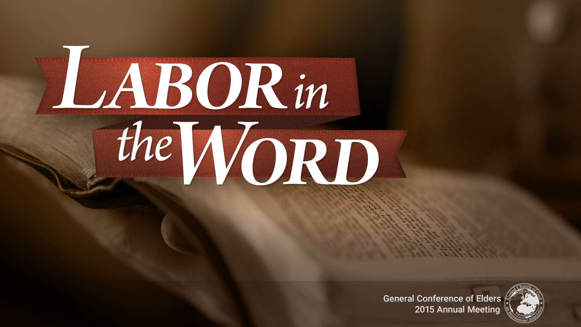 2015 General Conference of Elders | United Church of God