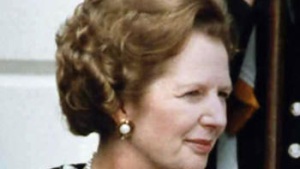 Former British Prime Minister Margaret Thatcher