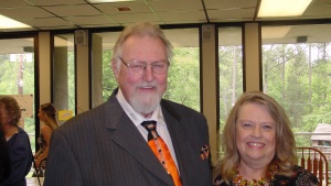 Bill and Betty Cowan at the retirement reception the Chattanooga congregation held for them. 