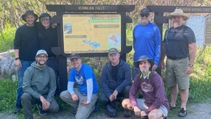 United Church of God pastors during canoe trip.