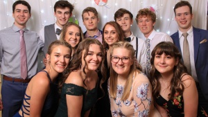 Teens who attended the Southeast Regional Formal.