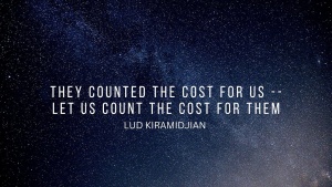 They Counted the Cost for Us - Let Us Count the Cost for Them
