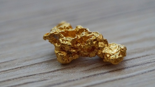 a gold nugget