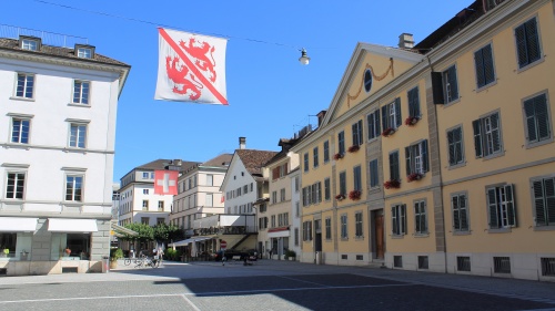 flags in Winterthur