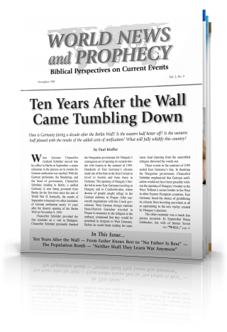 World News and Prophecy November 1999