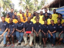 Campers and staff in Nigeria