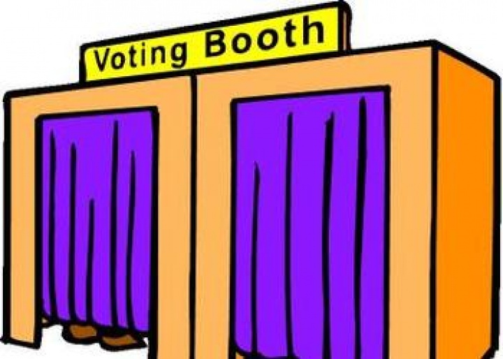 voting booth picture clipart