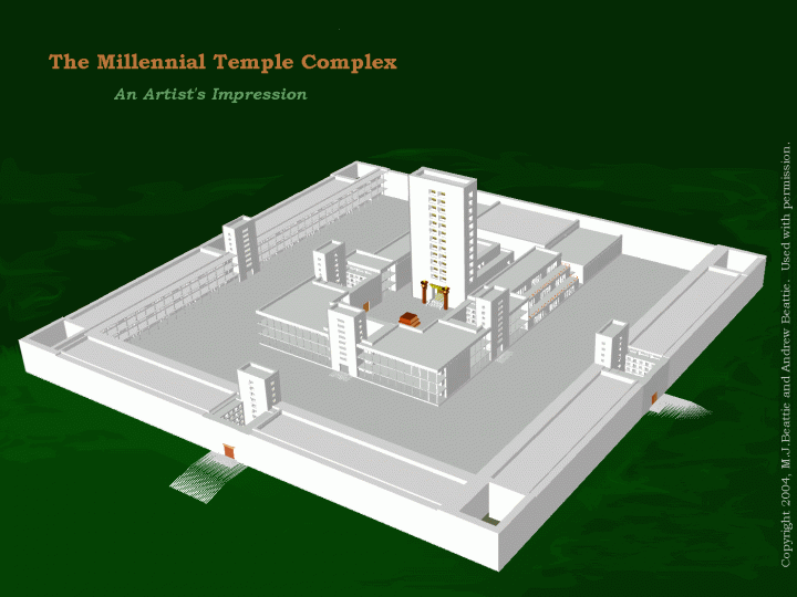 An Artist's Impression of the Millennial Temple Complex