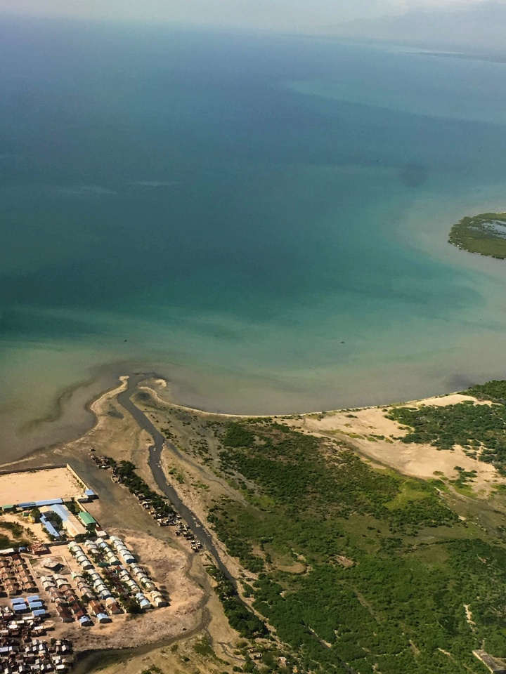 Aerial view of Port Au Prince, Haiti