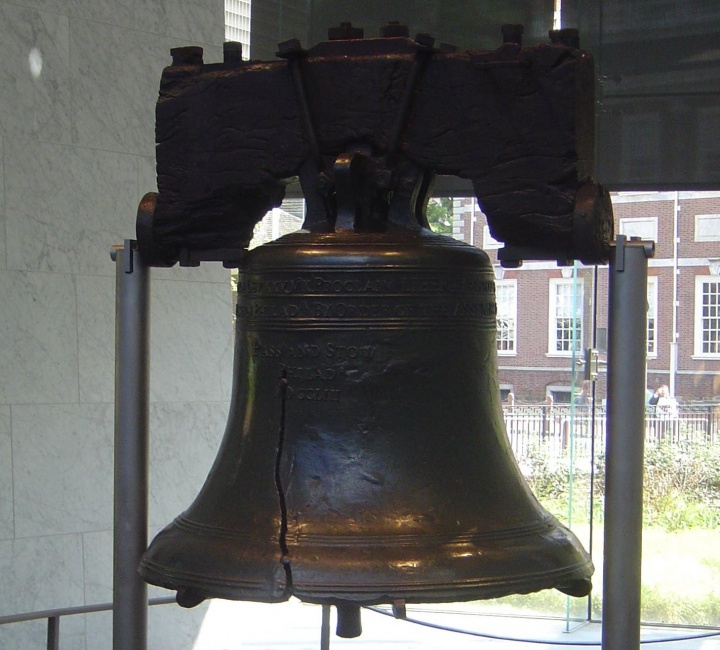 The Liberty Bell.