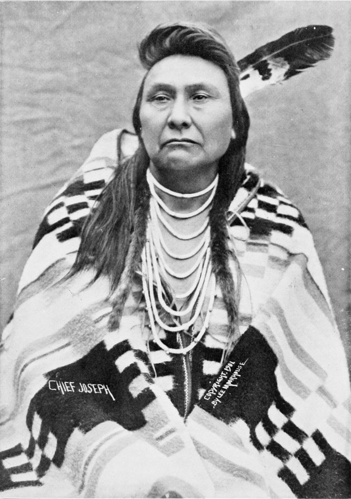 Chief Joseph of the Nez Perces tribe