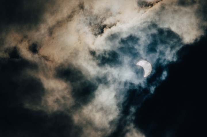 A photo of an eclipse. 