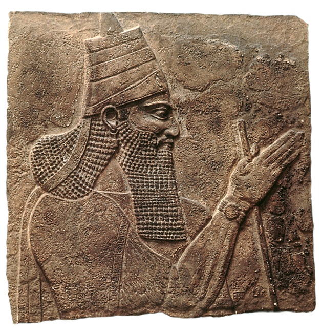 This portrait of the Assyrian monarch Tiglath-Pileser III was found in his palace at Nimrud 26 centuries after his invasion of Israel in 745 B.C.