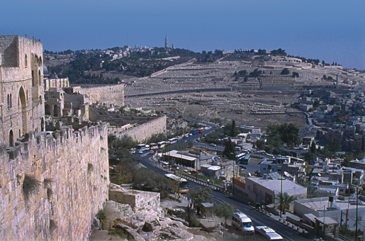 A view over Jerusalem.