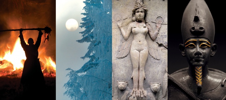 Celtic Festival, Druidic Winter Solstice, Babylonian Ishtar and Egyptian Osiris