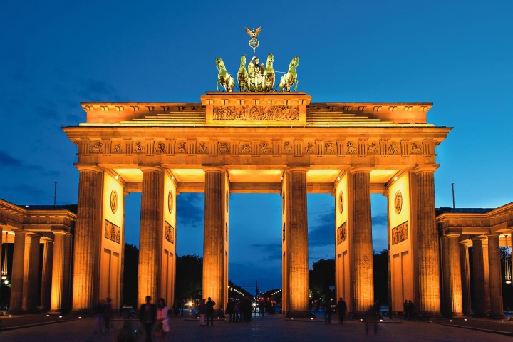 Brandenburg Gate in Berlin, Germany