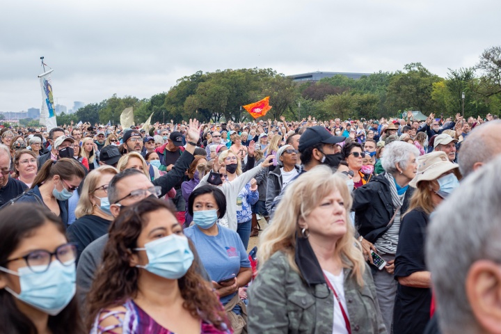 Some of the thousands who attended The Return.