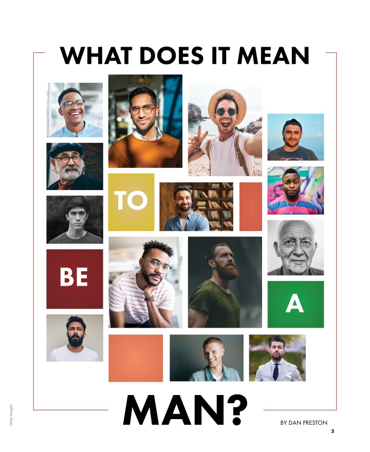 collage of men