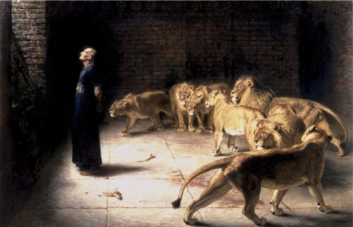Daniel's Answer to the King, painting by Briton Riviere