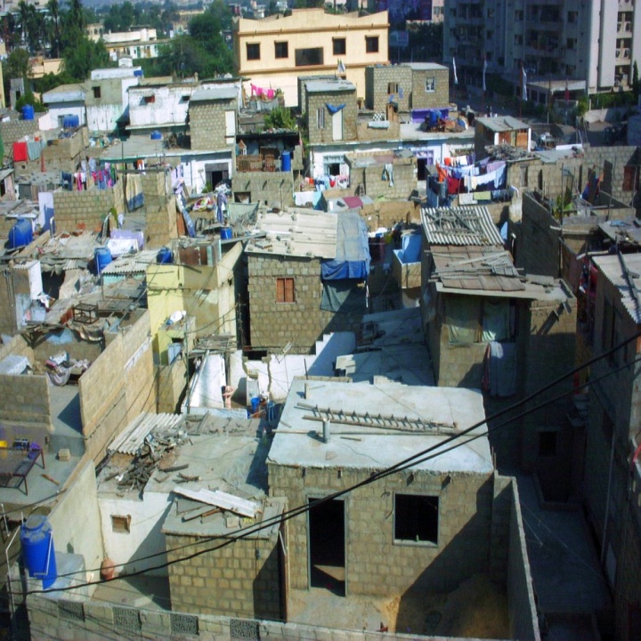 A settlement in Karachi, Pakistan.