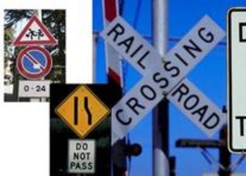 Street warning signs