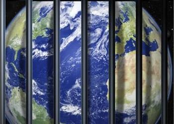 Earth behind bars