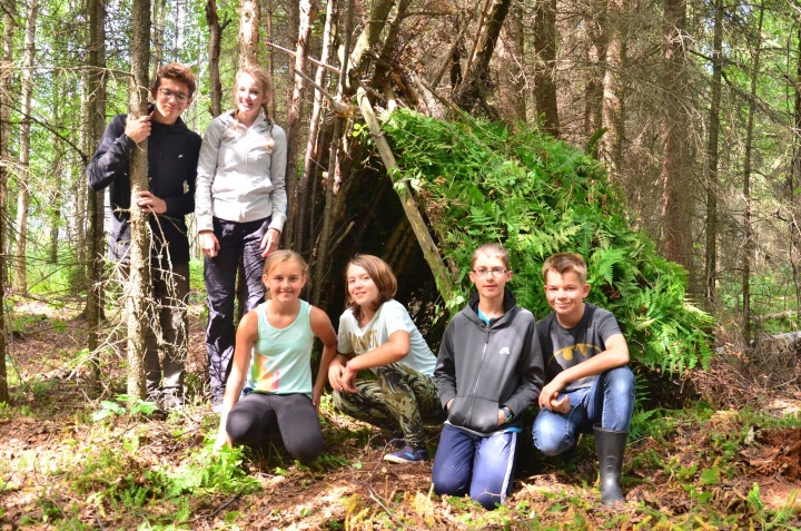 Campers at Camp Wildrose. 