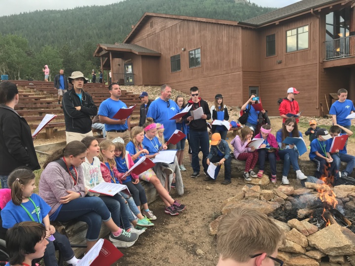 Campers and staff at Camp Colorado!