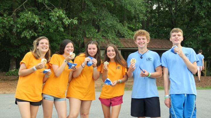 Campers at camp Woodland.