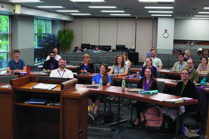 The ABC class of 2020 at orientation.