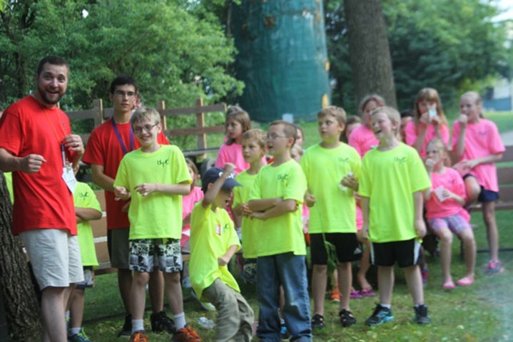 Campers and staff.