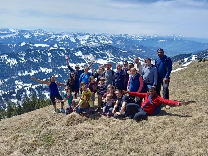 Brethren who participated in the European Young Adult Spring Activity in recent years enjoyed hiking in the Alps.