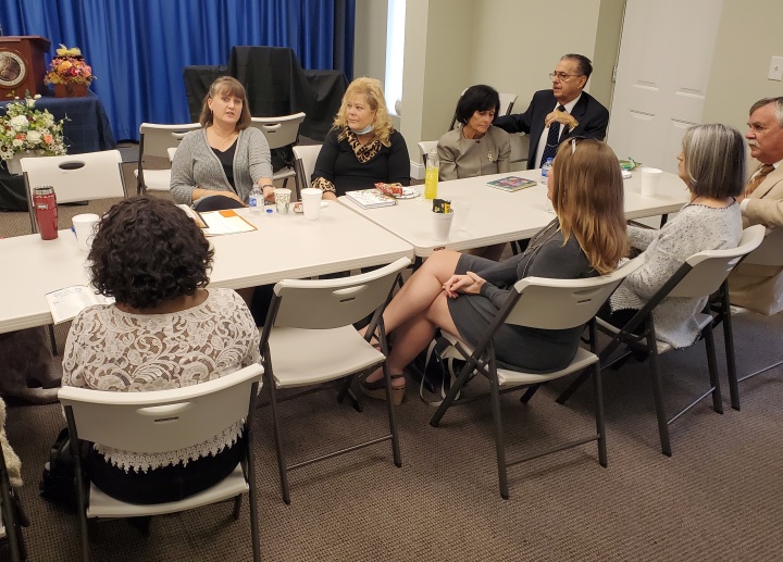 Members of the three congregations have spent time learning and bonding with each other through these interactive roundtable discussions.