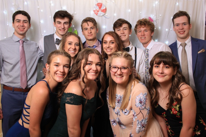 Teens who attended the Southeast Regional Formal.