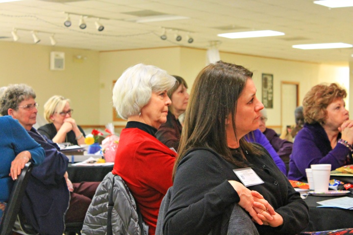 Some of the attendees at the weekend listening to a seminar. 