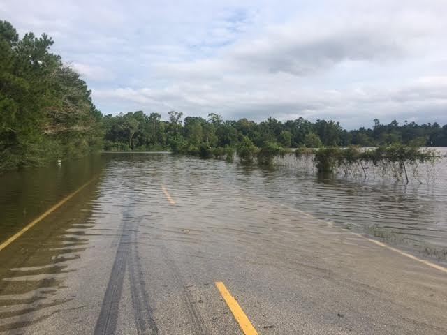 Broze Road near the church hall in Houston, Texas. 